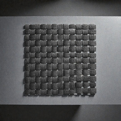 Charcoal-Infused Woven Placemat - Anti-Odor & Hygienic