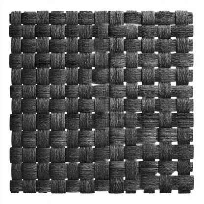 Charcoal-Infused Woven Placemat - Anti-Odor & Hygienic